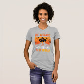 Wees Bang Huis Halloween Ontwerp T-shirt (Voorkant volledig)