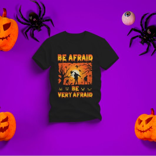 Wees bang om bang te zijn - enge Halloween Gift T-shirt