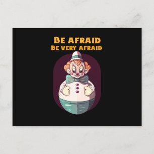 Wees bang voor een zeer scherp ontwerp van het aam briefkaart