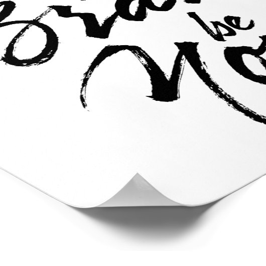 Wees bang voor je. poster (Hoek)