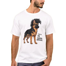 Wees bang voor mij, ik ben een Duitse herder | Pun