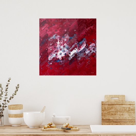 Wees bang voor niets. Filippijnen 4:6 Poster (Keuken)