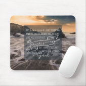 Wees bang voor niets. Phil 4:6 Muismat (Met muis)