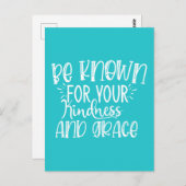 Wees bekend om je vriendelijkheid en genade briefkaart (Voorkant / Achterkant)