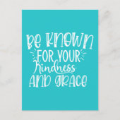 Wees bekend om je vriendelijkheid en genade briefkaart (Voorkant)