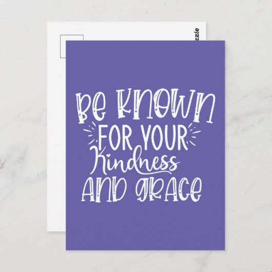 Wees bekend om je vriendelijkheid en genade briefkaart (Voorkant / Achterkant)