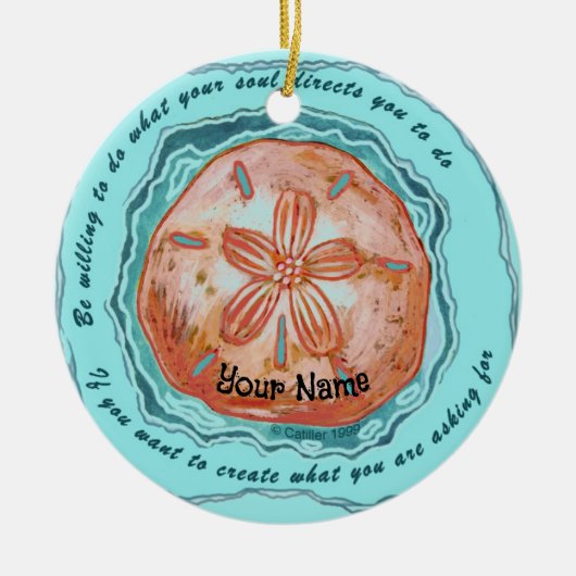 Wees bereid keramisch ornament (Voorkant)
