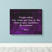 Wees beruchte Rumi Inspirerend prijsopgave Canvas Afdruk (Insitu (Houten vloer))