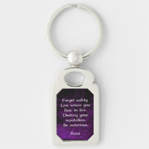 Wees beruchte Rumi Inspirerend prijsopgave Sleutelhanger