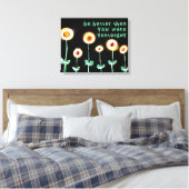 Wees beter dan je gisteren ingepakt canvas was afdruk (Insitu (Slaapkamer))