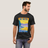 Wees Beth Yellowstone op de achtergrond T-shirt (Voorkant volledig)