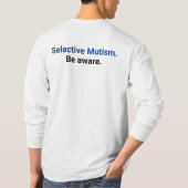 Wees bewust T-Shirt onderwijzen (Achterkant)