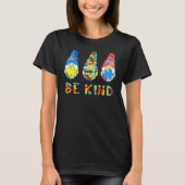 Wees bewust van autisme Gnomen Kinder 3 T-shirt (Voorkant)