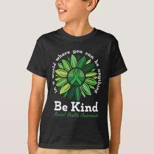 Wees bewust van de psychische gesteldheid Zonneblo T-shirt