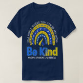Wees bewust van het syndroom Rainbow Family Kind T-shirt (Design voorkant)
