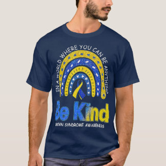 Wees bewust van het syndroom Rainbow Family Kind T-shirt
