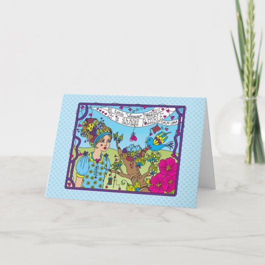 Wees bewust waar mogelijk_Wenskaart Kaart (Voorkant)