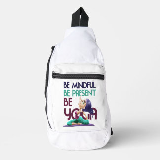 Wees bewust wees cadeau be yoga sling bag