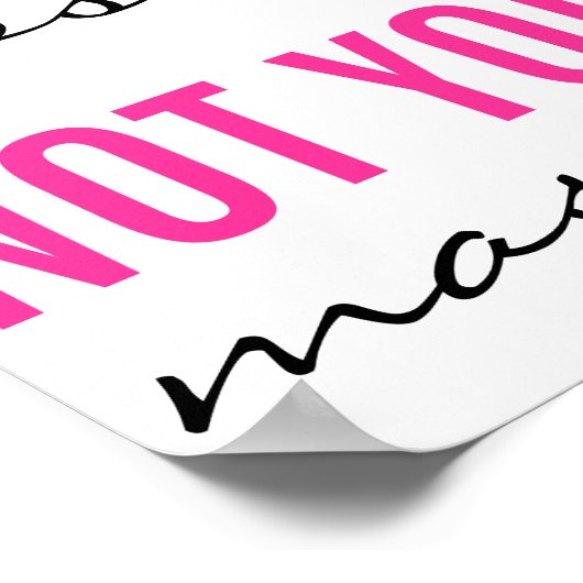 Wees bij een man die je lippenstift ruikt poster (Hoek)