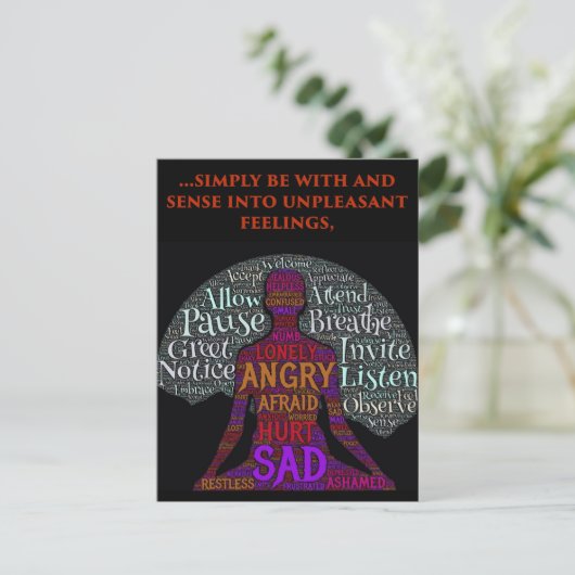 Wees bij je Briefkaart (Staand voorkant)