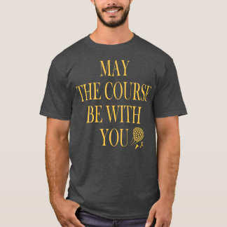 Wees bij je grappige golfwoordspeling t-shirt