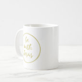 Wees bij Jezus Coffee Mok (Voorkant links)