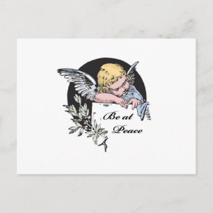 Wees bij Peace Angel Briefkaart