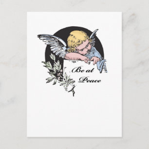 Wees bij Peace Angel Briefkaart