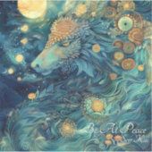 Wees bij Peace Dragon Sticker (Voorkant)