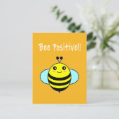 Wees Bij Positief!! Briefkaart (Staand voorkant)