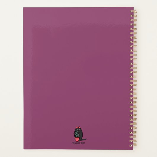 Wees-blad in jezelf planner (Achterkant)