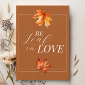 Wees bladverliefd verbrand Sinaasappel rustieke he Kaart