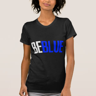 Wees blauw t-shirt