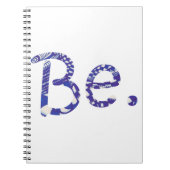 Wees. Blauwe witte Notitieboeken van Word voor Abs (Voorkant)