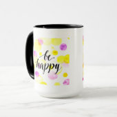 Wees blij 2 mok (Voorkant links)