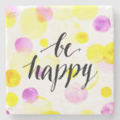 Wees blij 2 stenen onderzetter (Voorkant)