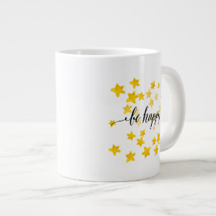 Wees blij 3 grote koffiekop
