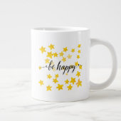 Wees blij 3 grote koffiekop (Rechts)