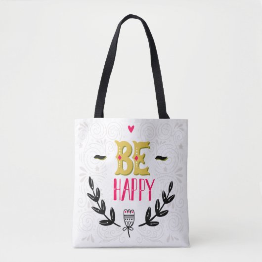 Wees blij 4 tote bag (Voorkant)