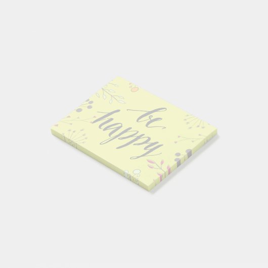 Wees blij 5 post-it® notes (Schuin)