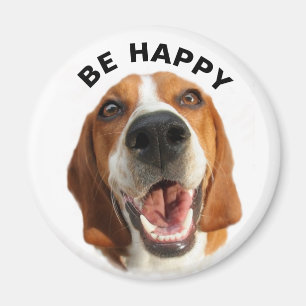 Wees blij beagle magneet