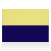 Wees blij Blank Kaarten (Butter Yellow & Navy Blue (Binnen Horizontaal (Boven))