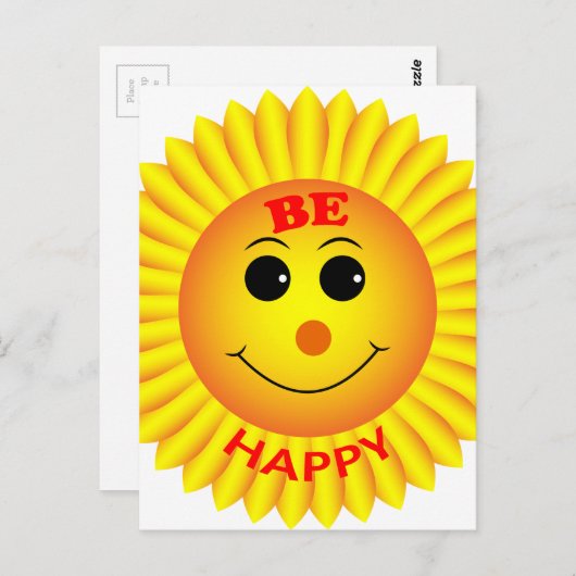 Wees blij briefkaart (Voorkant / Achterkant)