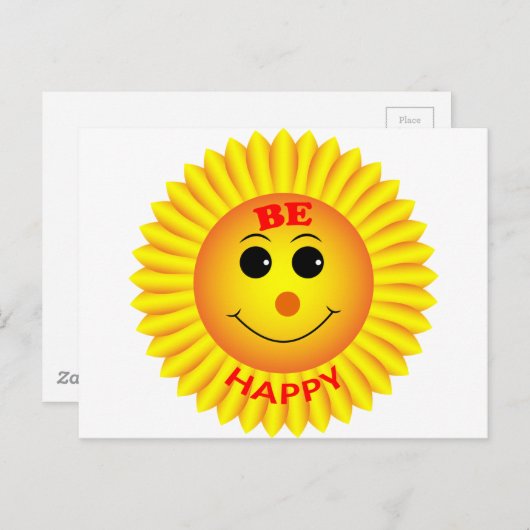 Wees blij briefkaart (Voorkant / Achterkant)