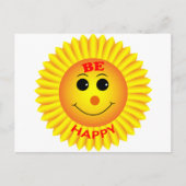 Wees blij briefkaart (Voorkant)