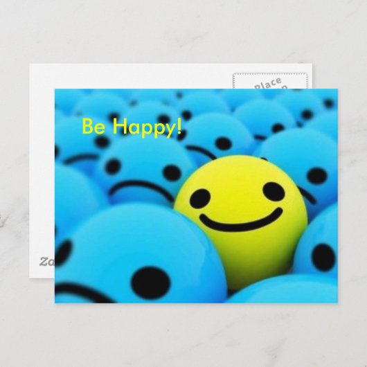 Wees blij! briefkaart (Voorkant / Achterkant)