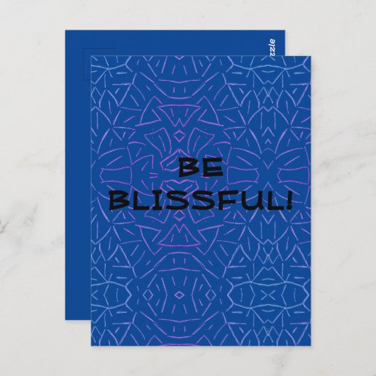 Wees blij! briefkaart (Voorkant / Achterkant)