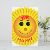 Wees blij briefpapier (Staand voorkant)