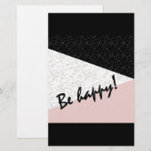 Wees blij! briefpapier (Voorkant / Achterkant)