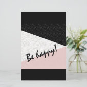 Wees blij! briefpapier (Staand voorkant)